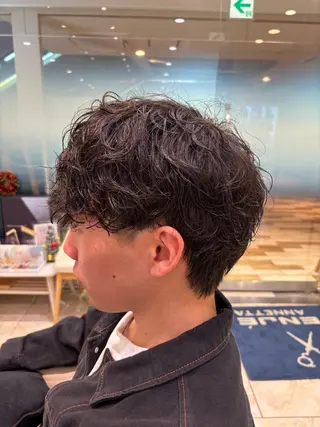 メンズ メンズパーマ 柏木結太のヘアスタイル