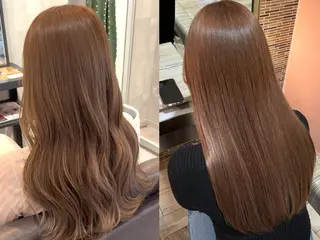 ロング カラー あさだ しゅうたろうのヘアスタイル