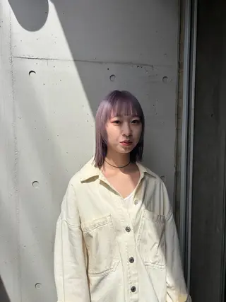 セミロング 宇留間 涼香のヘアスタイル