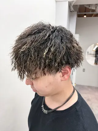 パーマ ヘアアレンジ メンズ カラー/ブリーチ モデル募集⭐️龍侑のヘアスタイル