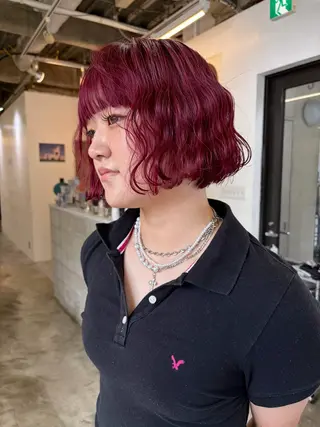 カラー ness 一花のヘアスタイル