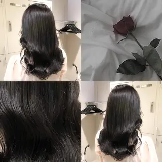 ロング カラー ハイトーン×レイヤー カットTAKUMIのヘアスタイル