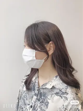 ミディアム ❤︎︎韓国ヘア❤︎︎ 𝑺𝒉𝒊𝒉𝒐のヘアスタイル