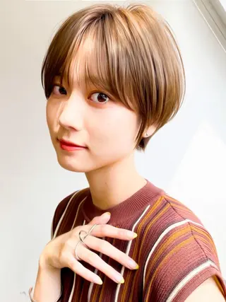 ショート カラー ショートヘア⭐️ 和田 洋のヘアスタイル