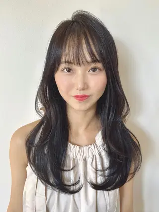 ロング 縮毛矯正特化 k-two土田陸登のヘアスタイル