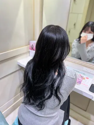 ロング カラー 💖ダブルカラー/ ケアカラー/レナ💖のヘアスタイル
