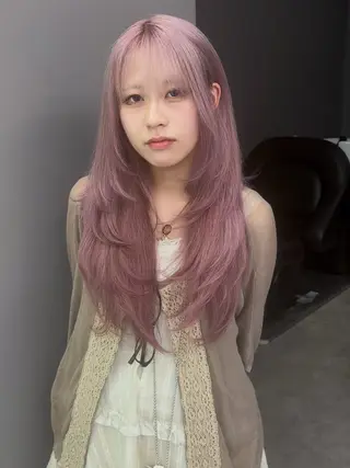 ロング カラー デザインカラー /rioのヘアスタイル