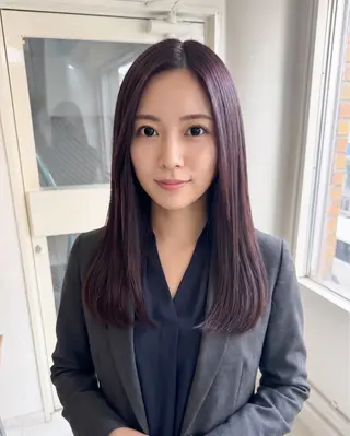 カラー 髪質改善🌟美髪💐 服部睦月のヘアスタイル