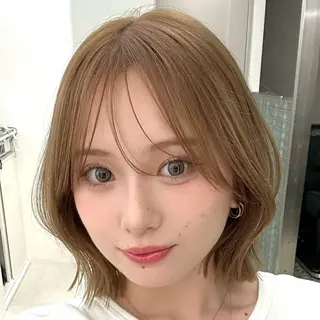 ミディアム 銀座美容師 末松知紘のヘアスタイル