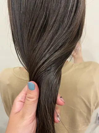ロング ボブ/透明感カラー 🧸YUI❤️のヘアスタイル