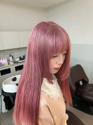 ミディアム カラー レイヤー専門家 ダブルカラー修のヘアスタイル