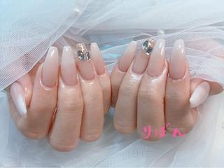 セミロング りぼん Re:Bonrのネイルデザイン