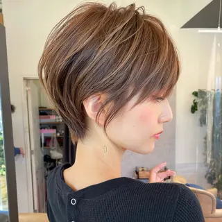 ショート ✨大人ショート専門 カットモデル/銀座のヘアスタイル