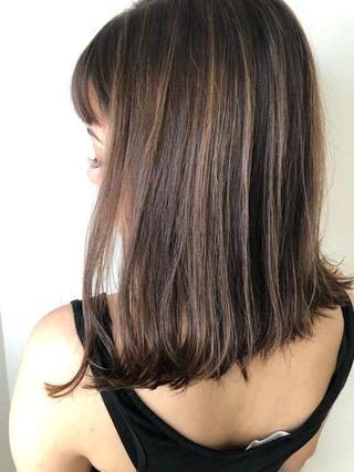 ミディアム カラー 石垣島/美容師 Moeのヘアスタイル