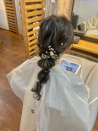ロング ヘアアレンジ Luzir⭐︎ GEN⭐︎のヘアスタイル