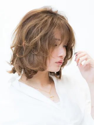 ミディアム Ra.Mama ラママのヘアスタイル