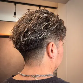 ショート パーマ メンズ 立川メンズカット/ メンズパーマ💈三上のヘアスタイル