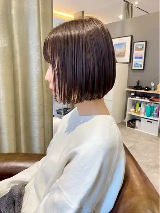 ショート カラー ヒラモト チサのヘアスタイル