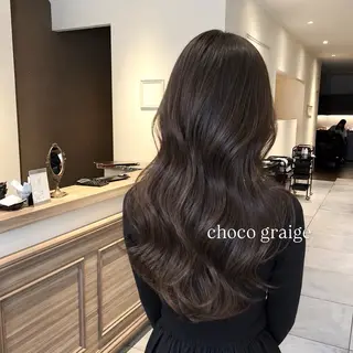 ロング カラー 川越 輝梨奈のヘアスタイル