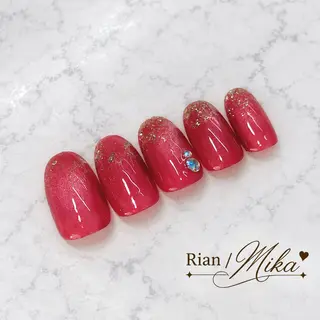 ネイル MIKA／耳ツボ ／マグネットネイルのネイルデザイン