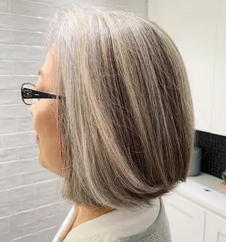 ミディアム 千葉 光春のヘアスタイル