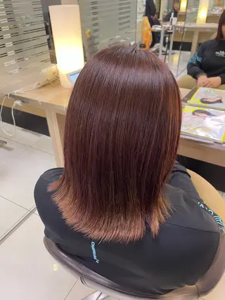 セミロング カラー 【RYOKA】艶カラ ー/似合わせカットのヘアスタイル