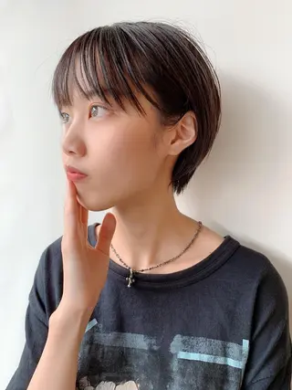 ショート カラー メンズ 🎉骨格矯正カット ばば　としまさのヘアスタイル