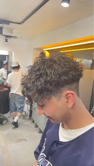 パーマ メンズ fifth 武正 琉生のヘアスタイル