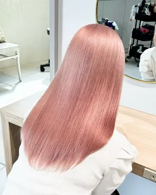 セミロング 縮毛矯正/髪質改善 の専門家IKEのヘアスタイル