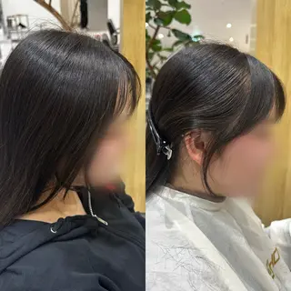 セミロング 癖毛改善縮毛矯正 /中山なかやまのヘアスタイル