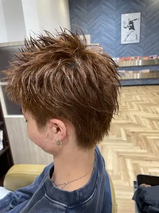 ショート カラー 木村 綺音のヘアスタイル