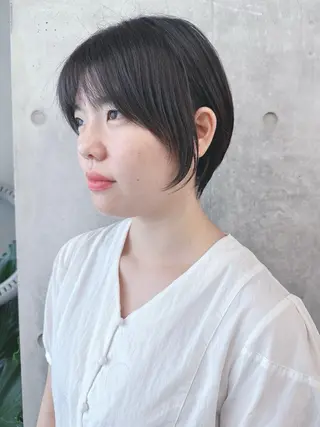 ショート ボブ/ゆるふわ ボブパーマ/とういのヘアスタイル