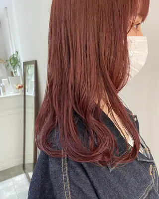 セミロング カラー 大人ボブと似合 わせカラー/馬場 翼のヘアスタイル