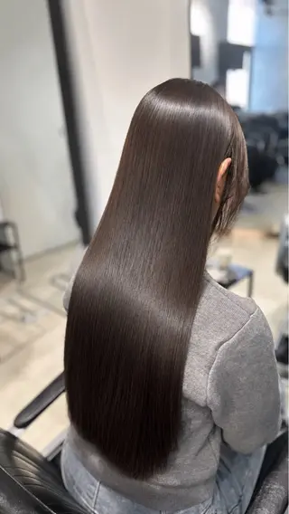 セミロング カラー パーマ 🌱透明感カラー🌱 レイヤー/コウスケのヘアスタイル