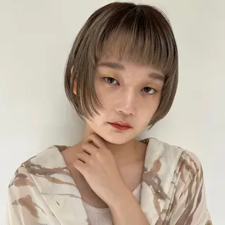 ショート カラー ショート〜ボブ✂︎ 武蔵小杉 南澤佑介のヘアスタイル