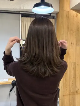 ミディアム とば みゆうのヘアスタイル
