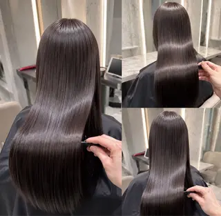 ロング 💙レイヤー縮毛矯正 大宮/虎白💙のヘアスタイル
