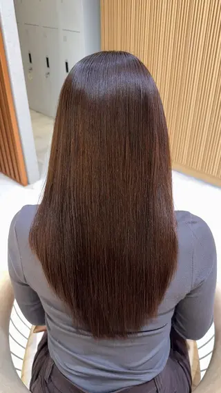 ロング わたる/ボブ〜ロング /縮毛矯正/髪質改善のヘアスタイル