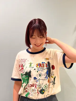 ショート カラー 吉水 果穂のヘアスタイル