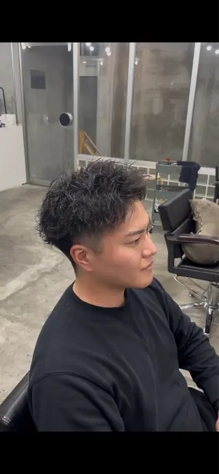 ショート パーマ メンズ メンズ満足度No.1 代表 北野拓海 蕨のヘアスタイル