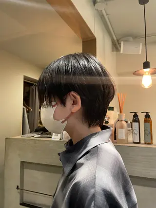 ショート くびれミディアム/似 合わせ/鎌倉/edAのヘアスタイル