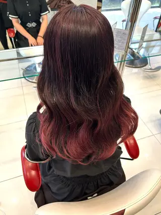 カラー 海外カラー白髪ぼかし ティファニーサユリのヘアスタイル
