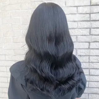ロング カラー 縮毛矯正/ワンカラー モデル募集🫧羽夏のヘアスタイル