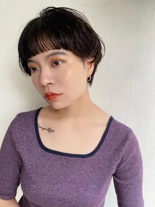 ショート 🍃透明感スタイル yu-ka🍃のヘアスタイル