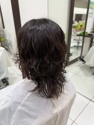 セミロング 小達 陽菜のヘアスタイル