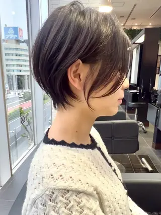 ショート カラー ⭐️銀座/ショート/ 艶カラー/りょうがのヘアスタイル