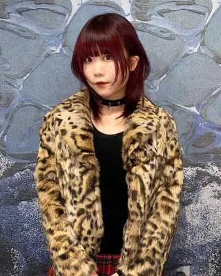 ミディアム カラー ウルフカット モデル募集中！ミカのヘアスタイル