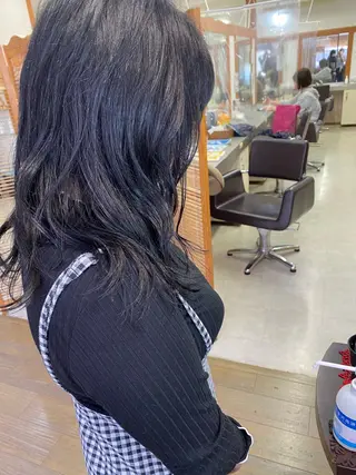 ミディアム カラー ブリーチカラー🫧 森　凪沙のヘアスタイル
