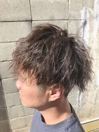 ショート メンズ 最高級エクステ /羽エクステ白石宇由のヘアスタイル