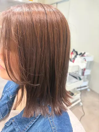 ミディアム pollen moekaのヘアスタイル